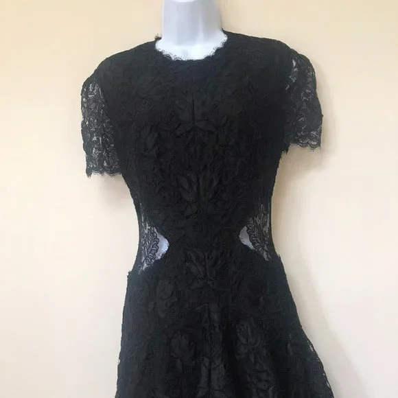 Alexander McQueen | Dresses | Alexander Mcqueen Black Lace Dress | Poshmark